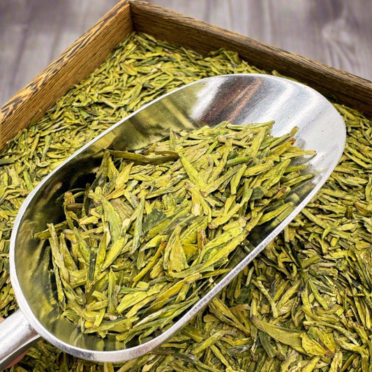 2024 pre-qing ming lung ching green tea 2024 loose leaves 明前龍井(long jing/dragon well)