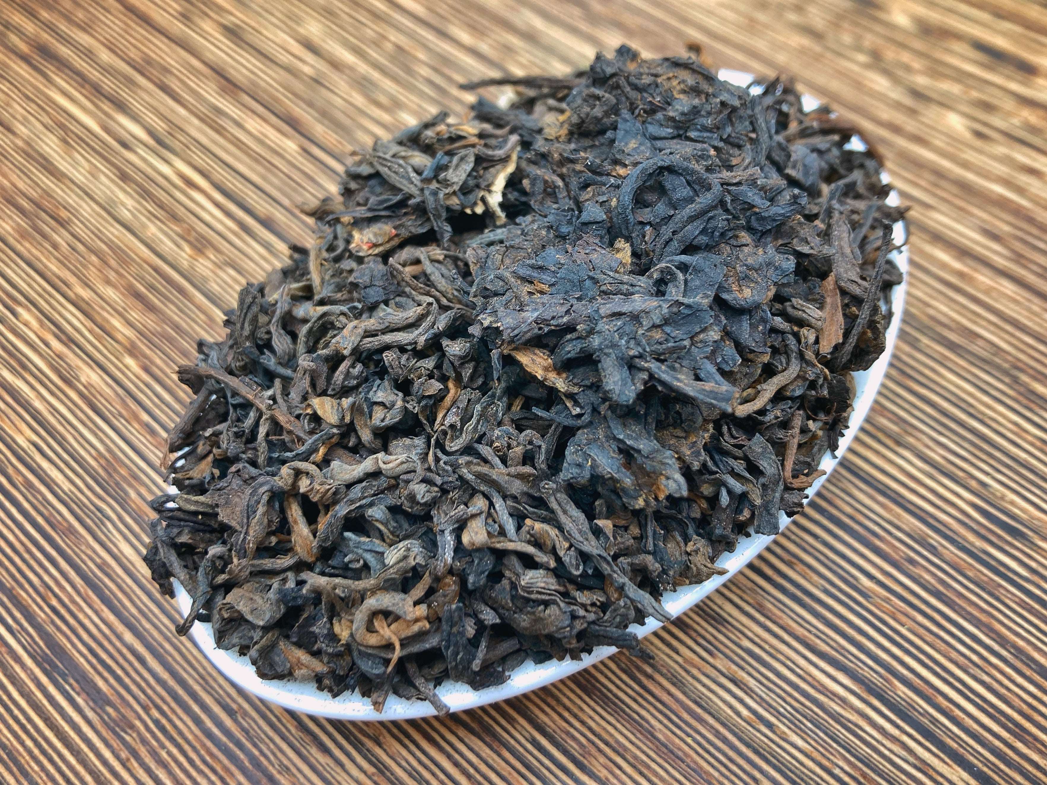 20年舊青散普洱– 洪發茶行