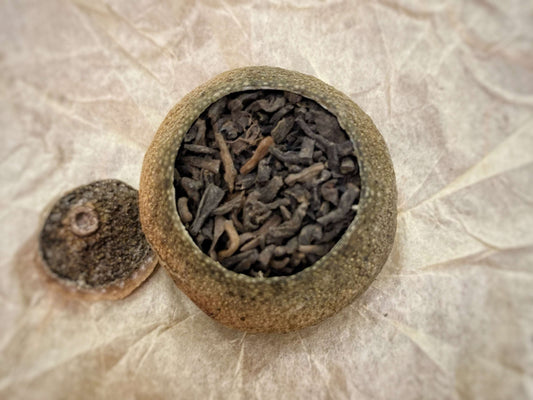 Pu erh tea - 20-year-aged tangerine pu erh tea