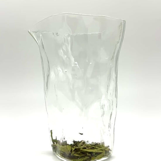 Brewing Lung Ching Green Tea in Glass